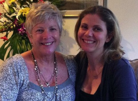Kerry Finch and Fiona Lewis