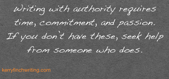 Develop Your Online Credibility By Writing With Authority